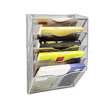 5 Pockets Mesh Wall File Holder Office