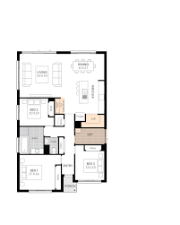 3 Bedroom Single Y House Plan