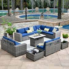 Outdoor Patio Conversation Sofa Set