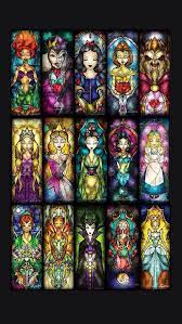 50 Disney Stained Glass Wallpaper