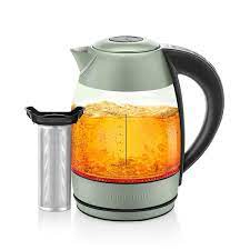 1500 Watt Green Electric Glass Kettle