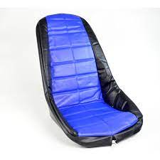 Low Back Seat Cover Blue Fits Most