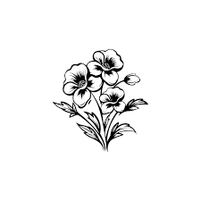 Beauty Flowers Vector Icon Design