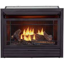 Duluth Forge Dual Fuel Ventless Gas Fireplace Insert 26 000 Btu Remote Control Fdf300r