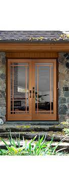 Fiberglass Wood Grain Exterior Doors