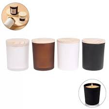 200ml Frosted Glass Candle Jar Candles