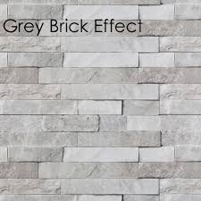 Neptune Grey Brick Effect Wall Panel