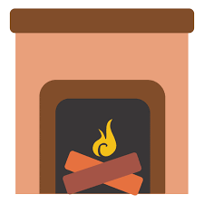Fireplace Logo Template Editable Design