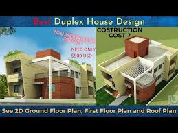 Best Duplex House Design 2d Layout