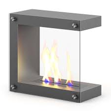 Metal Gas Fireplace 3d Model By Cgaxis