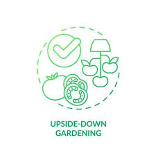Upside Down Gardening Green Gradient