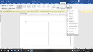 Page Into Four Quarters In Microsoft Word