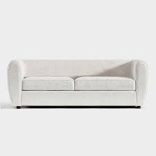 Valerian 86 5 Boucle Fabric Sofa Off White