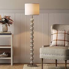 Stacked Glass Ball Floor Lamp Includes