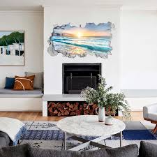 Beach View 3d Wall Art