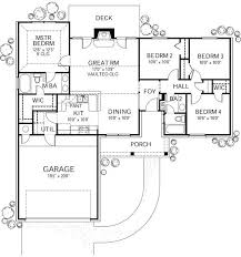 Ranch Style House Plan 4 Beds 2 Baths