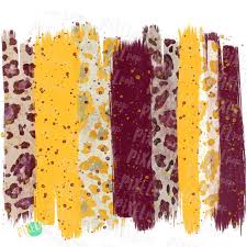 Maroon And Gold Brush Stroke Background