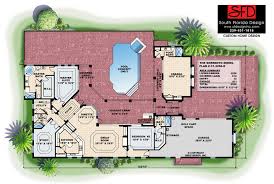 Courtyard House Plan South Florida Design