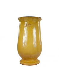 Traditional Yellow Glazed Oil Jar