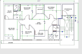 Technical Drawing House Plan Land Lot