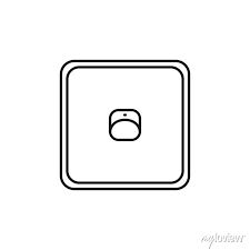 Light Switch Icon Switch Symbol Modern