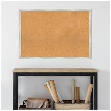 Narrow Framed Corkboard Memo Board