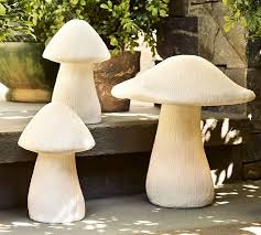 Lit Outdoor Mushroom Pottery Barn