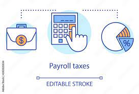 Payroll Taxes Concept Icon Employee