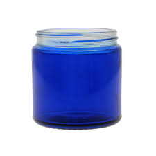 120ml Blue Glass Echo Jar Ointment