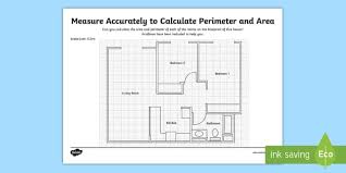 Area Of A House Worksheet