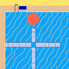 Swimming Pool Geometrical Painting