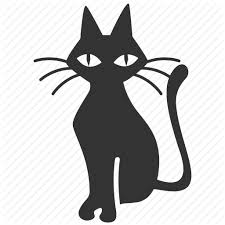 Black Cat Icon Number 18779