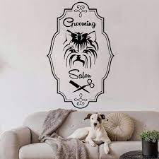 Pet Decals Dog Grooming Salon Wall