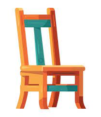 Child Wooden Chair Equipment Icon Stock