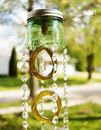 Recycled Wine Bottle Wind Chimes