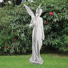 Angel 183cm Marble Resin Garden Statue
