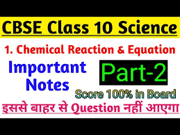 Science Notes Class 10 Ch 1 Chemical