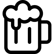 Beer Mug Pixel Perfect Lineal Icon