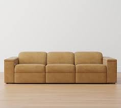 Square Arm Leather Modular Sofa