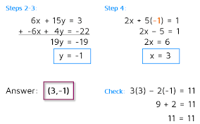 Elimination Method P4 Kate S Math Lessons