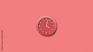 Best Red Clock Icon 3d Wall Clock Icon