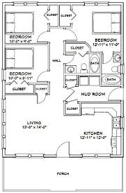28x36 House 3 Bedroom 2 Bath 1 008 Sq