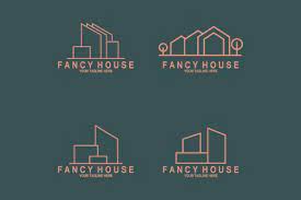 Minimalist Modern House Fancy Icon