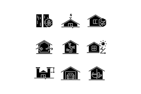 Home Building Standards Icons Set