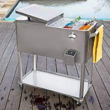 Portable Rolling Patio Cooler