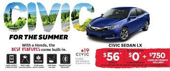 2017 Honda Civic Summer Promotion