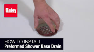 How To Install A Shower Drain In A Pre