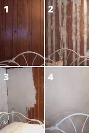 Make Wood Paneling Look Like Drywall