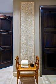 Artful Glass Mosaic Accent Wall In