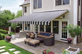 White Pvc Retractable Awning For